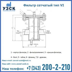 Фильтр сетчатый ФС по Т-ММ-11-2003 в Благовещенске