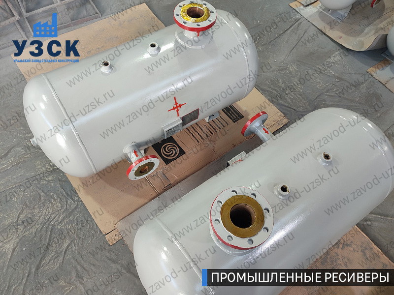 фотография промышленных ресиверовдля газа Благовещенск
